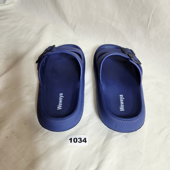 Weweya Men's 7 1/2 Womens 9-10 cloud Pillow Blue Sandals Size 40-41 - Picture 4 of 5